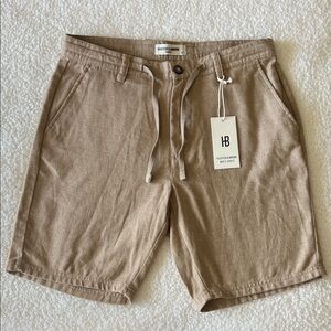 Hudson & Barrow Linen Blend Men's Shorts - NWT
